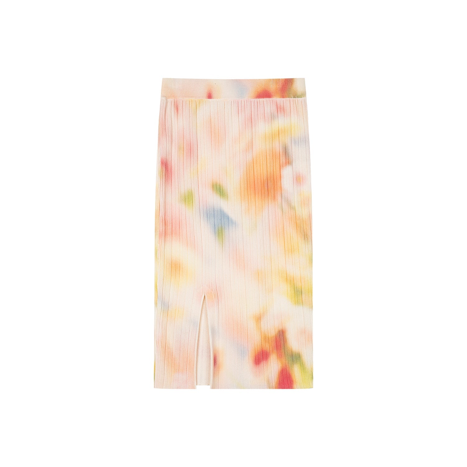 Blurred pastel pattern skirt