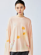 Dreamy graffiti long-sleeve T-shirt