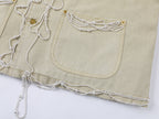 Elegant and lively pearl chain Michigan jacket