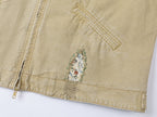 Nostalgic Detroit jacket with playful patchwork