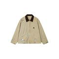 Nostalgic Detroit jacket with playful patchwork