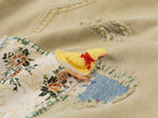 Nostalgic workwear pants with playful patchwork
