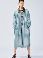 Classic Camden denim trench coat