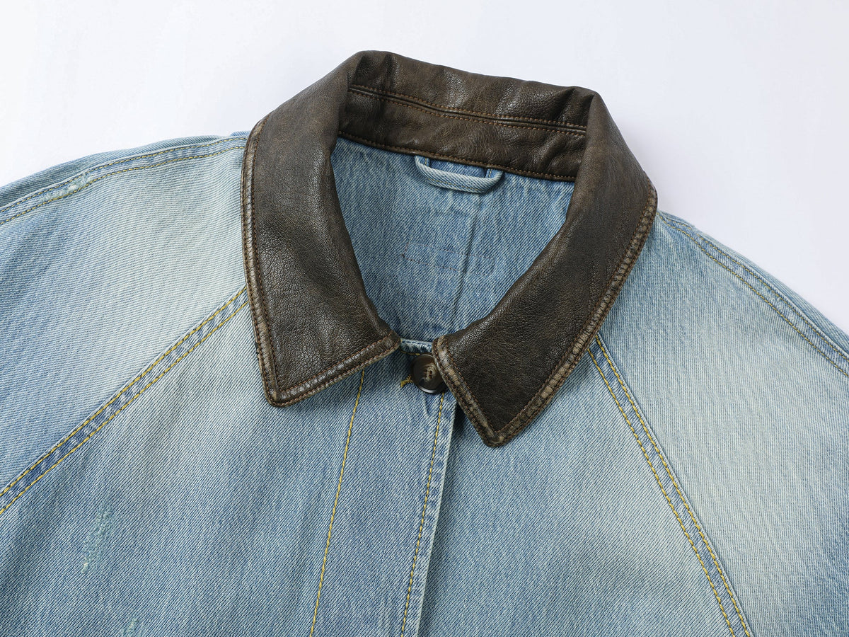 Classic Camden denim trench coat