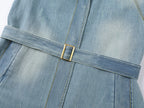 Classic Camden denim trench coat