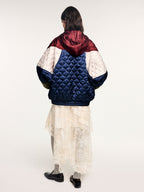 Classic bow jacquard cotton jacket