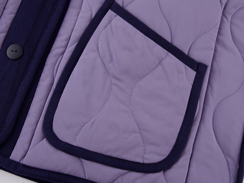 Bow-Detail Silk-Velvet Puffer Jacket