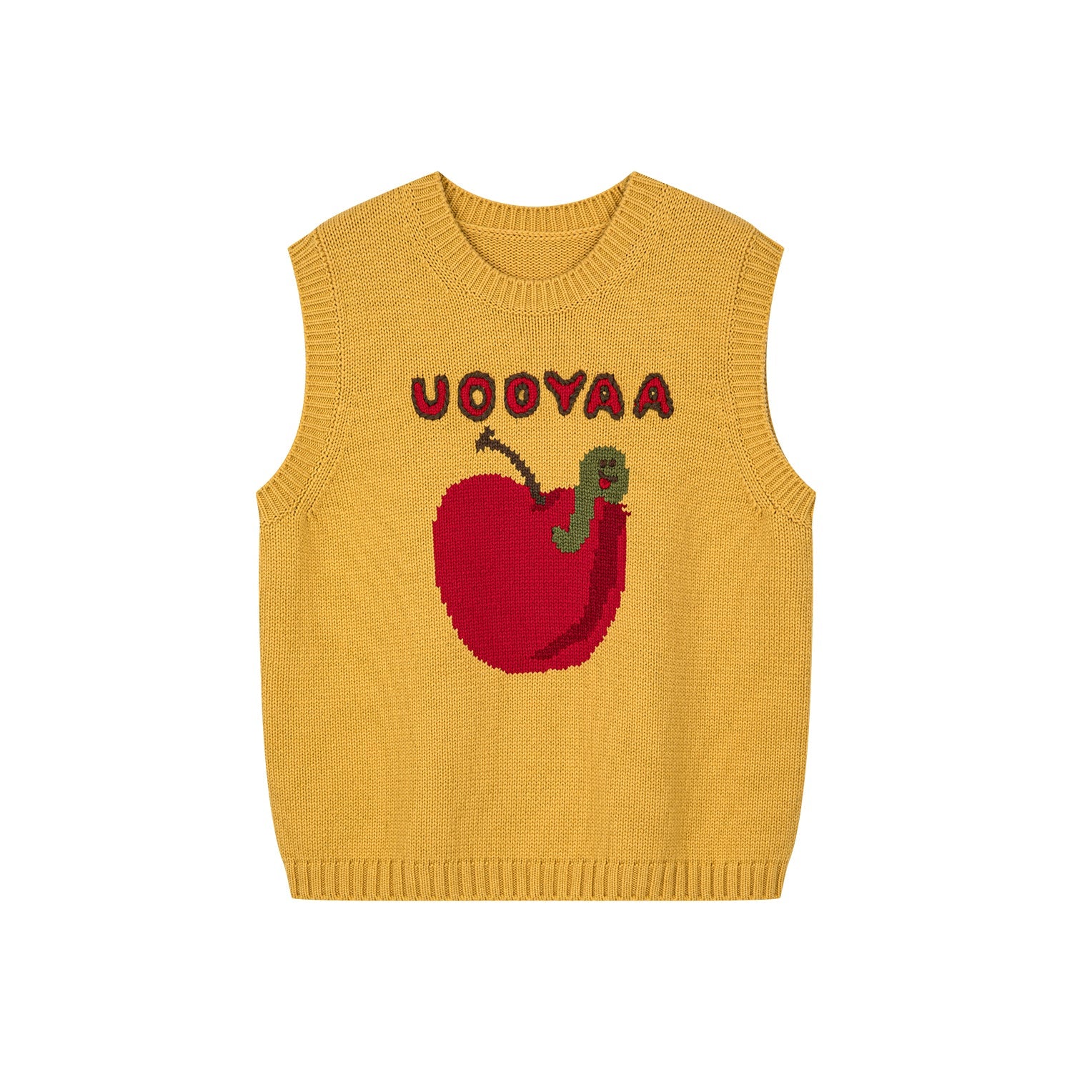 Vintage inspired hand knitted vest