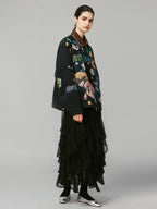 Anime girl tapestry workwear jacket