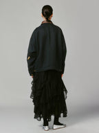 Anime girl tapestry workwear jacket