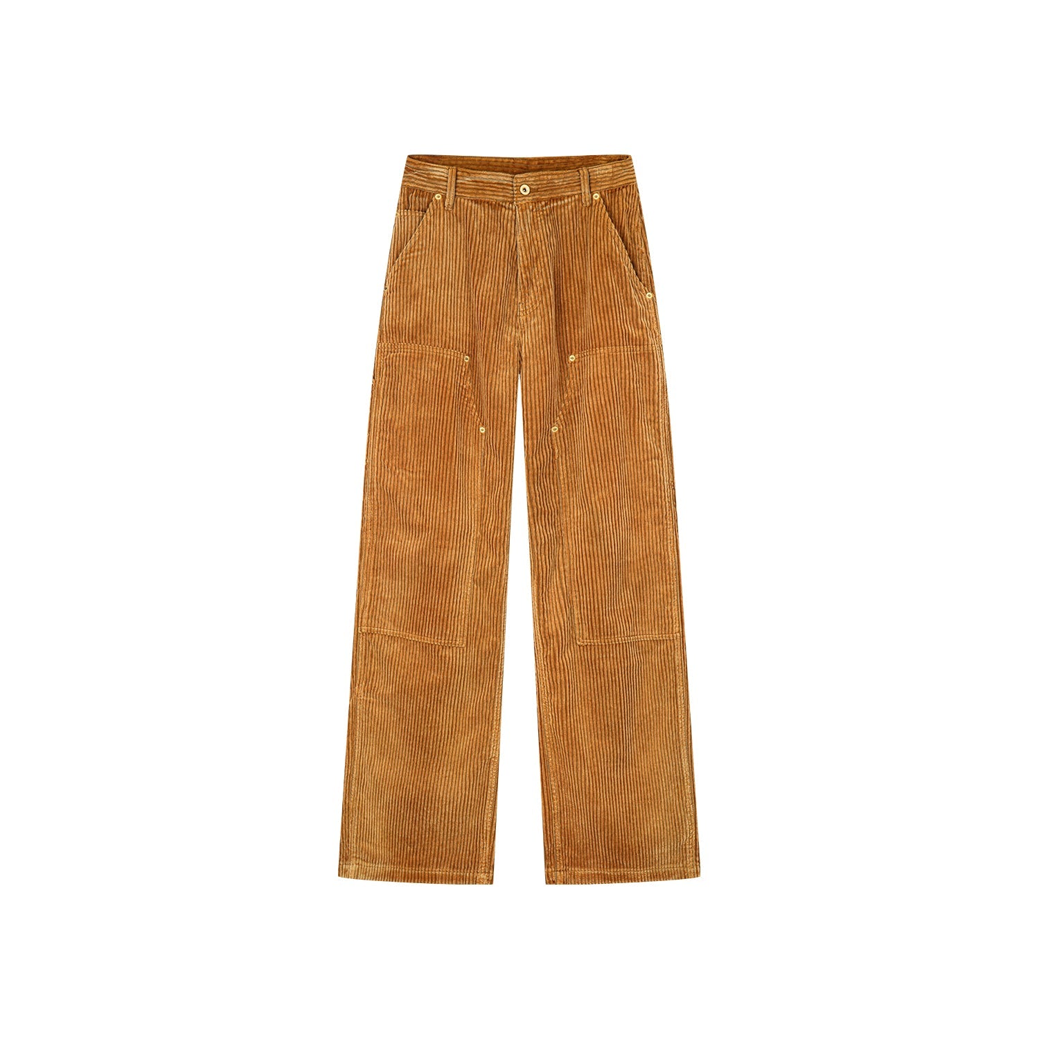 Washed corduroy workwear pants