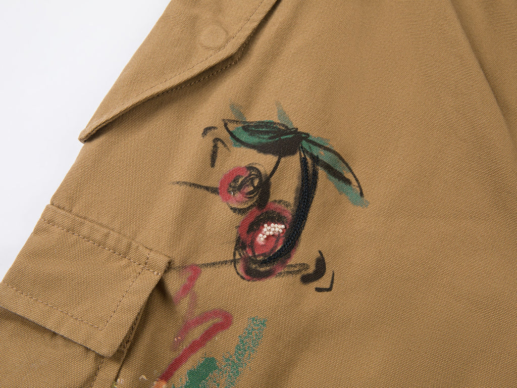 Vintage graffiti paratrooper pants
