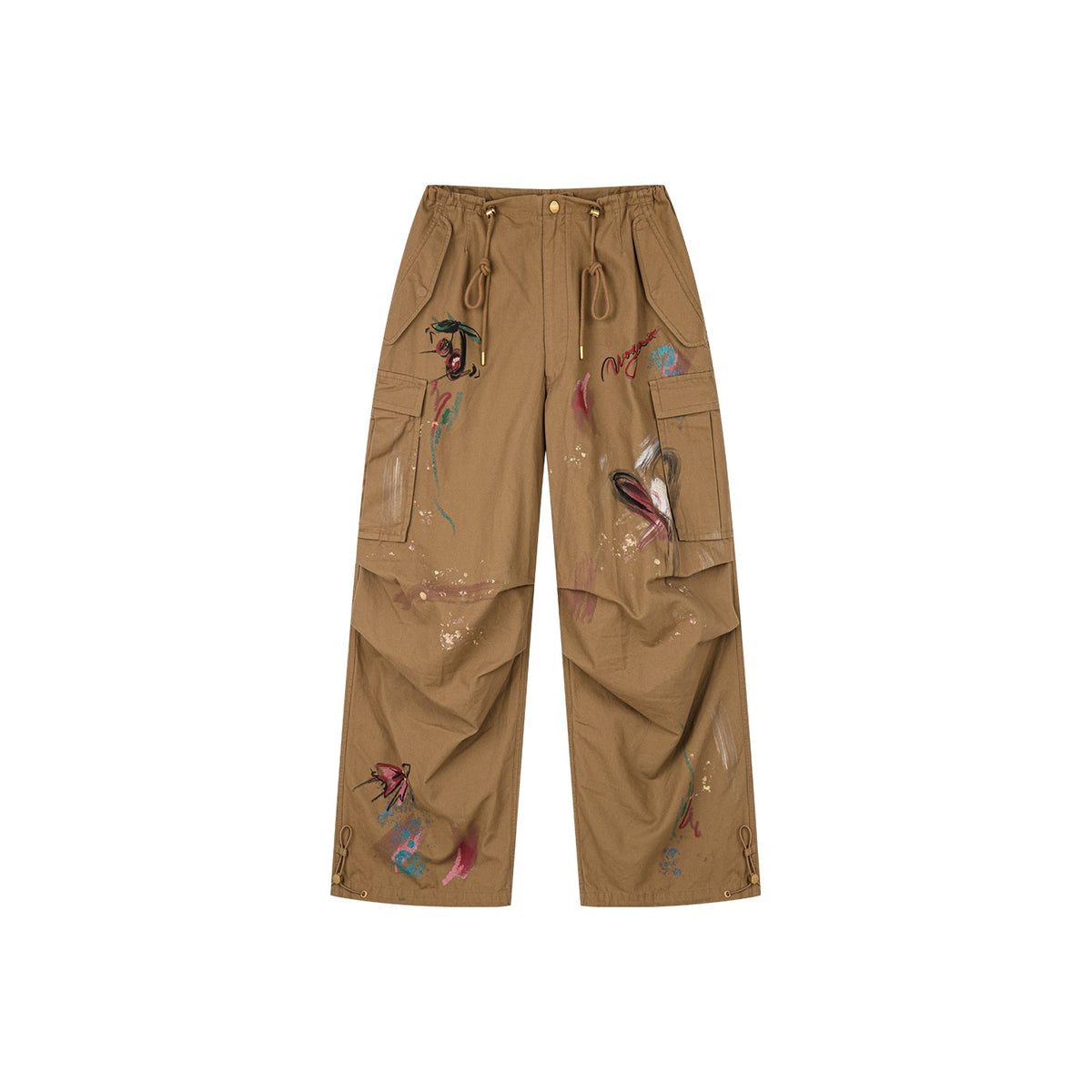 Vintage graffiti paratrooper pants