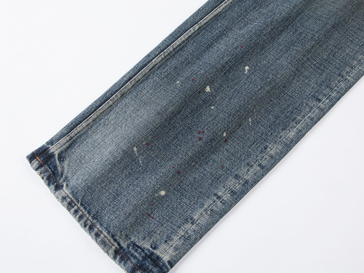 Paint-splatter jeans