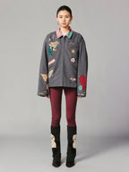 Patch workwear jacket