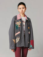 Patch workwear jacket