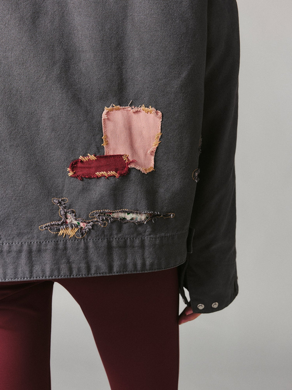 Patch workwear jacket
