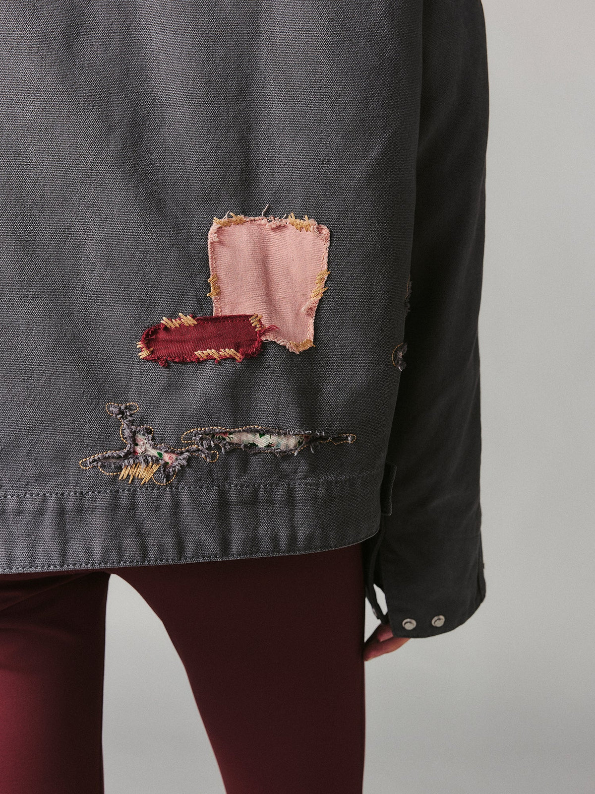Patch workwear jacket