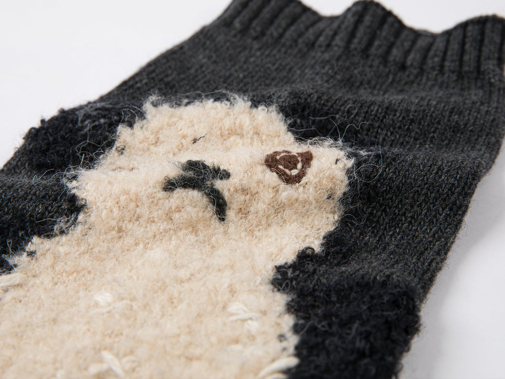 Panda sock-leg yoga pants