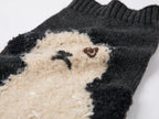 Panda sock-leg yoga pants