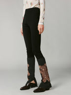 Teddy bear sock-leg yoga pants