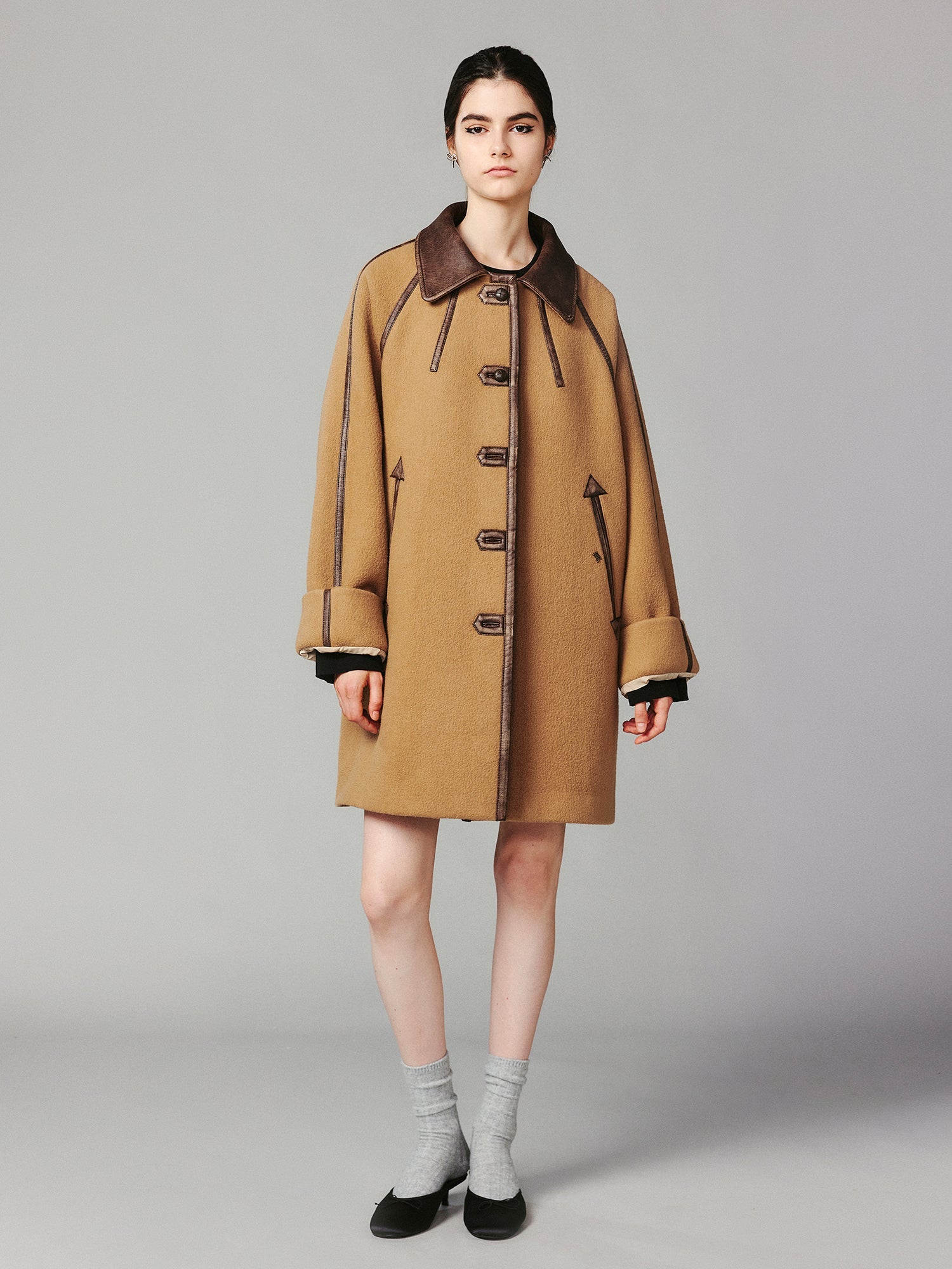 Grainy M35 jacket wool coat