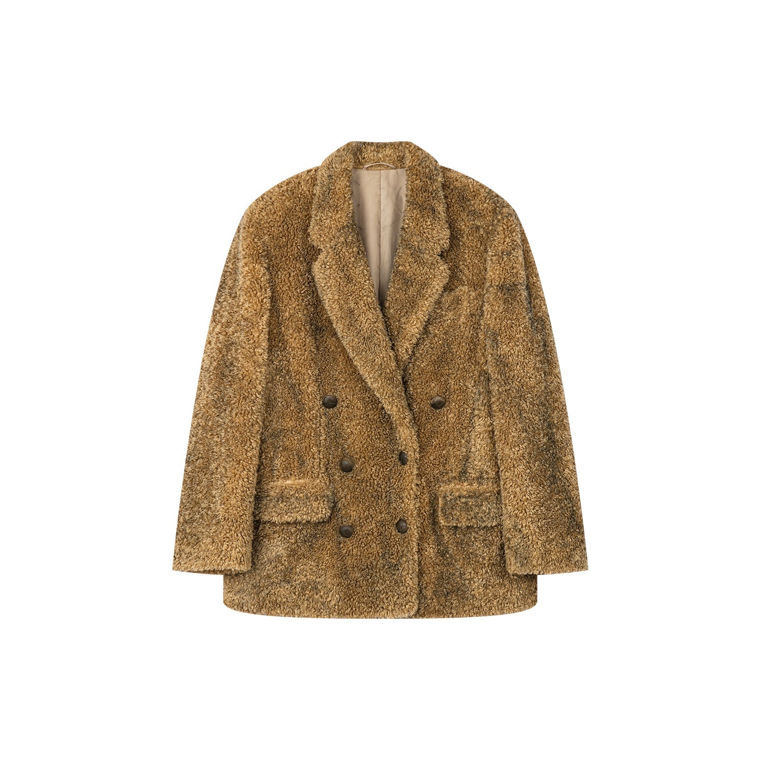 Vintage shearling blazer