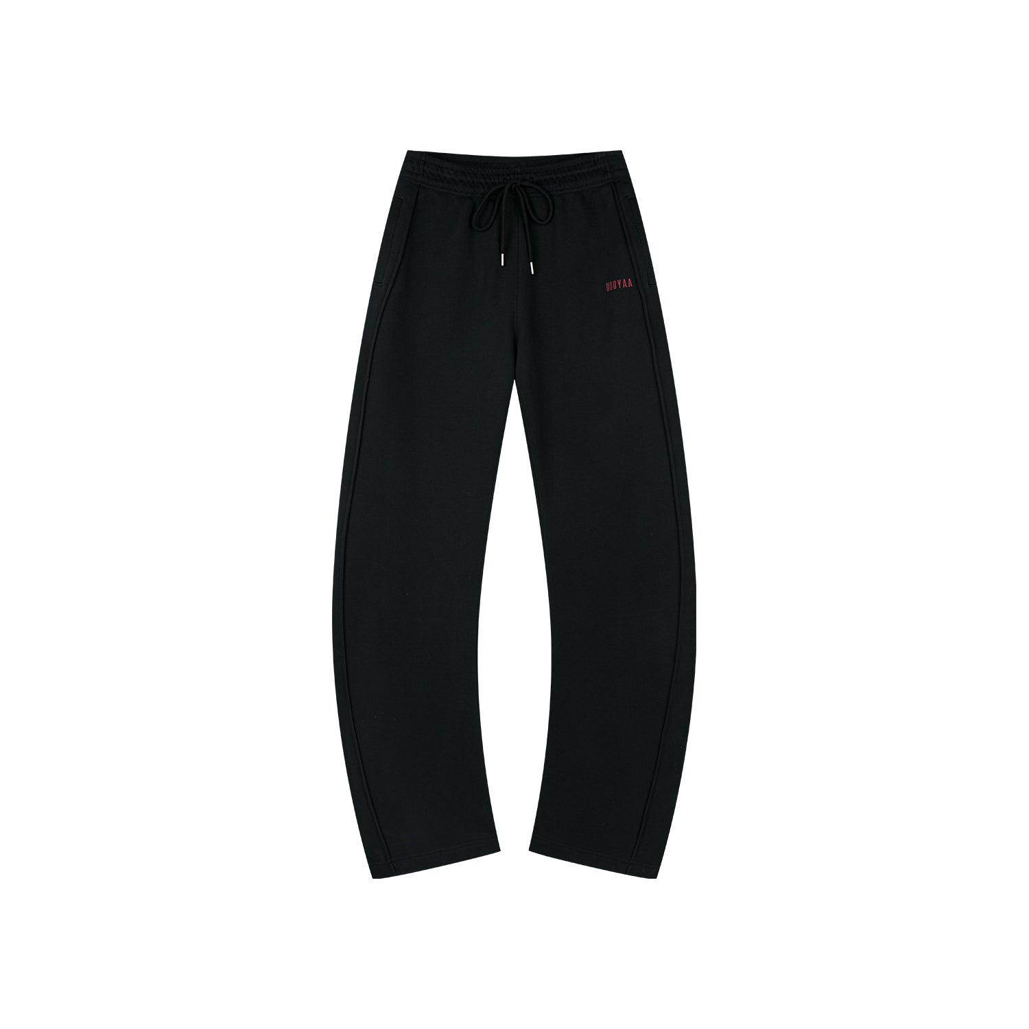 Architectural logo curved knife sweatpants