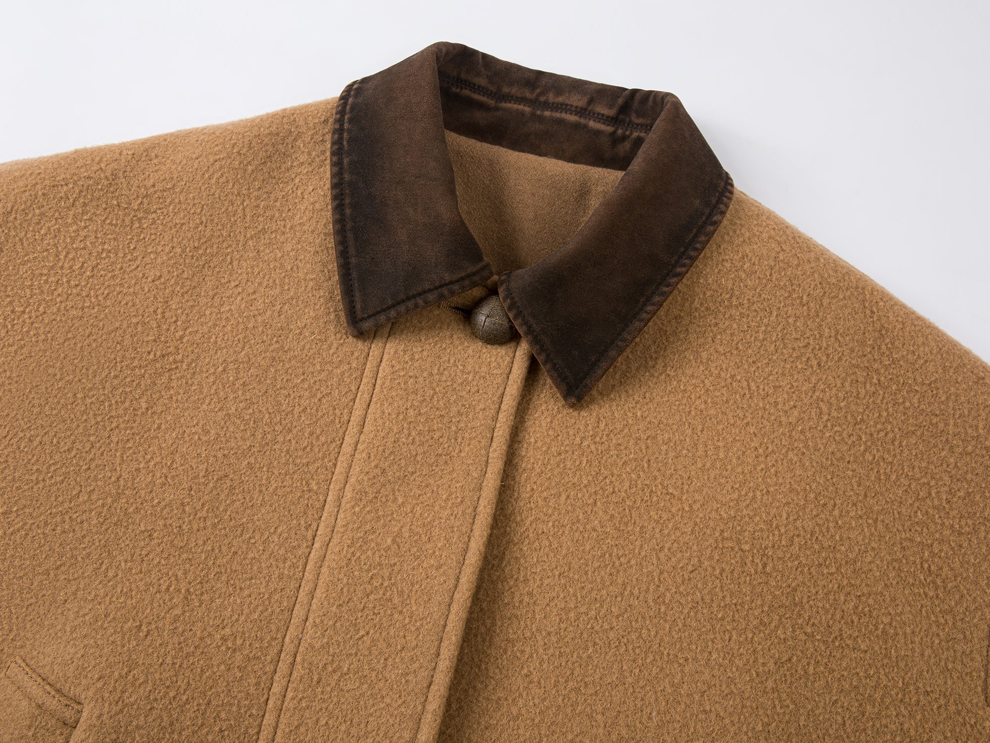 Workwear wool coat
