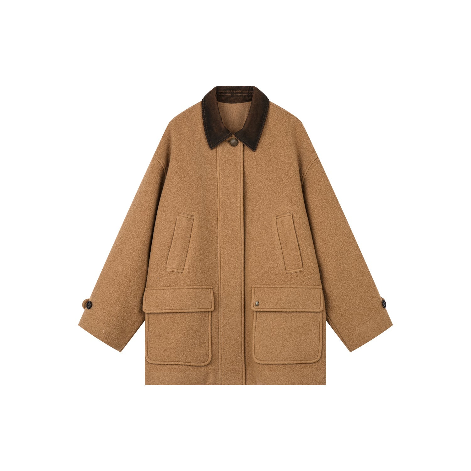Workwear wool coat