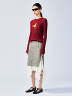 Dynamic "I" duck pullover sweater