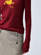 Dynamic "I" duck pullover sweater