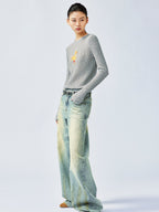 Dynamic "I" duck pullover sweater