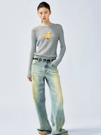 Dynamic "I" duck pullover sweater