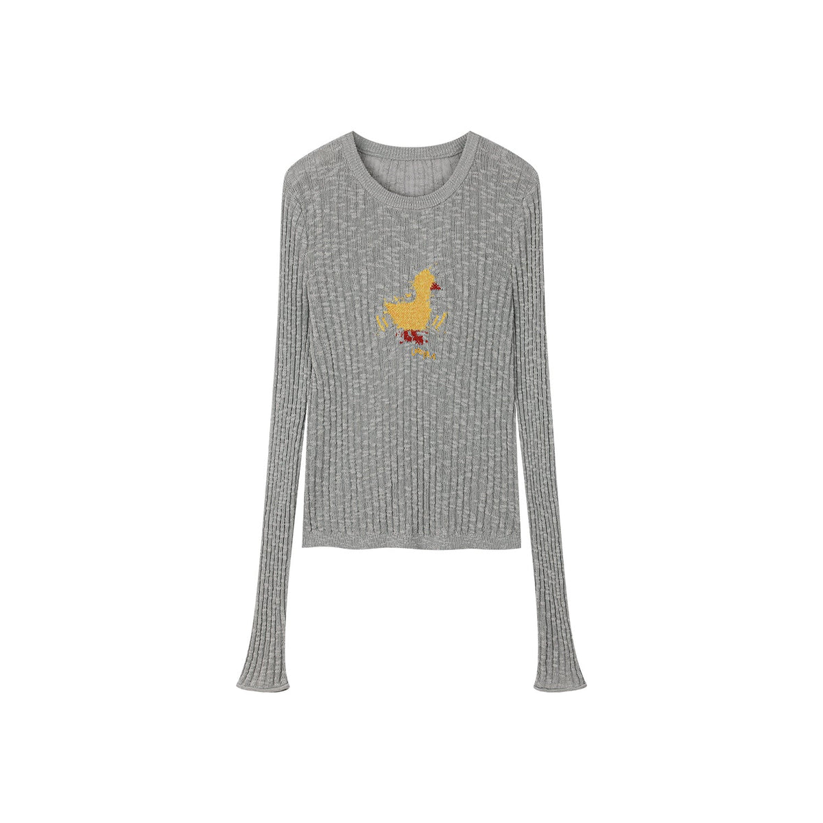 Dynamic "I" duck pullover sweater