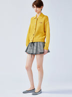 Whimsical button nostalgic cardigan