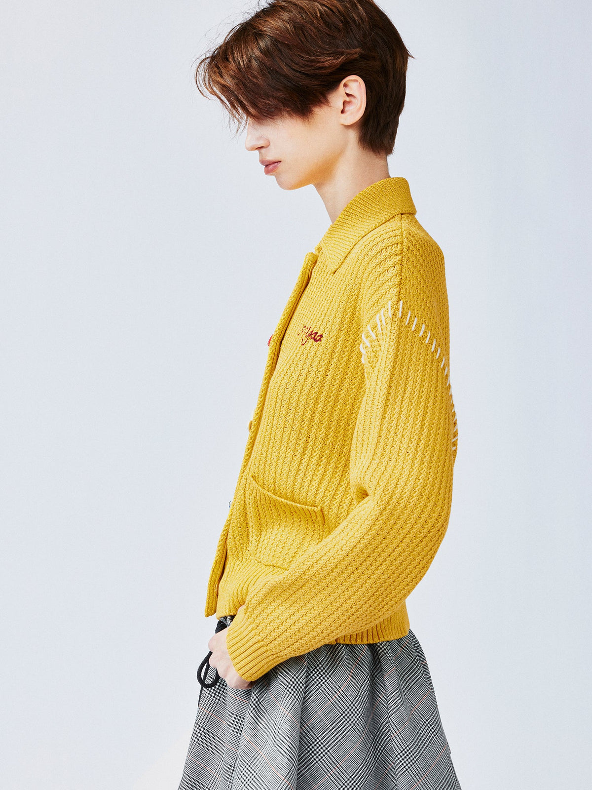 Whimsical button nostalgic cardigan