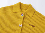 Whimsical button nostalgic cardigan