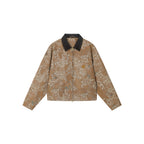 Vintage glamorous jacquard floral Detroit jacket
