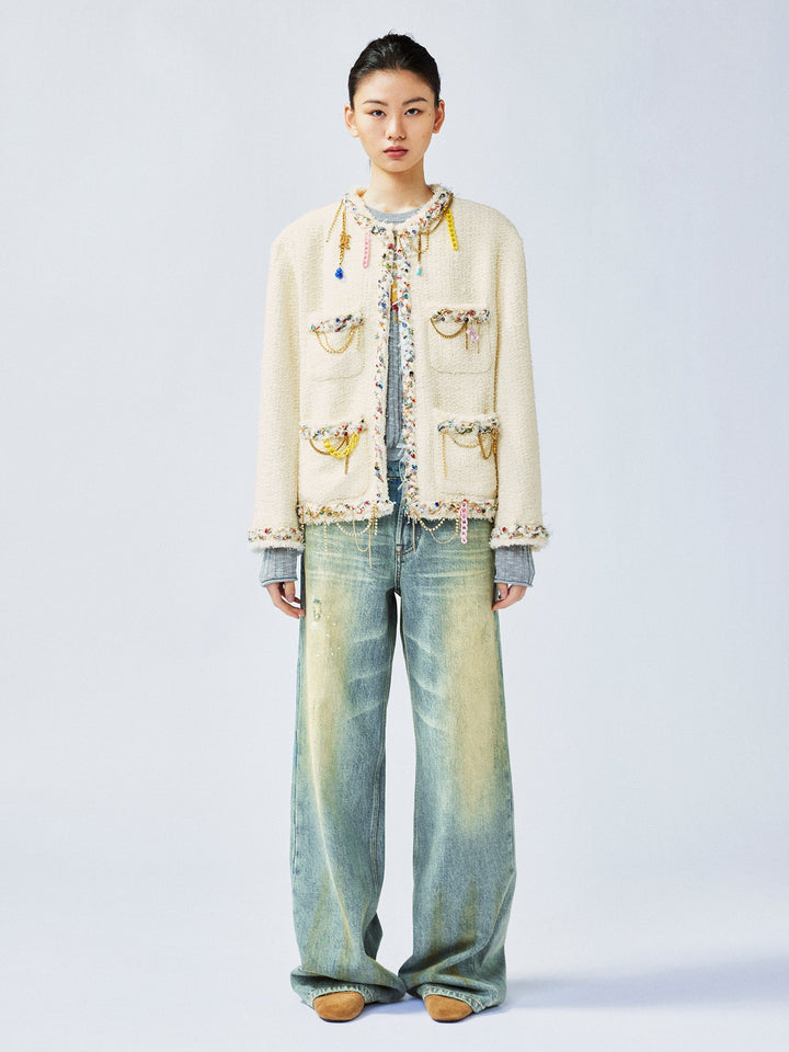 CHANELジャケット 楽天市場】シャネル CHANEL ニットジャケット 衣料品 アウター