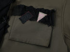 Free-spirited romantic military jacket