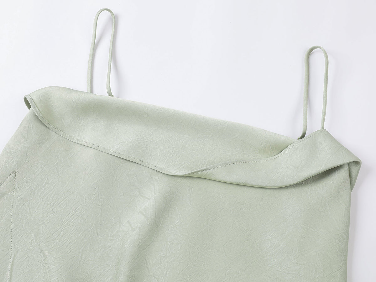 Free-flowing lift slip dress