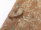 Vintage glamorous jacquard floral cargo pants