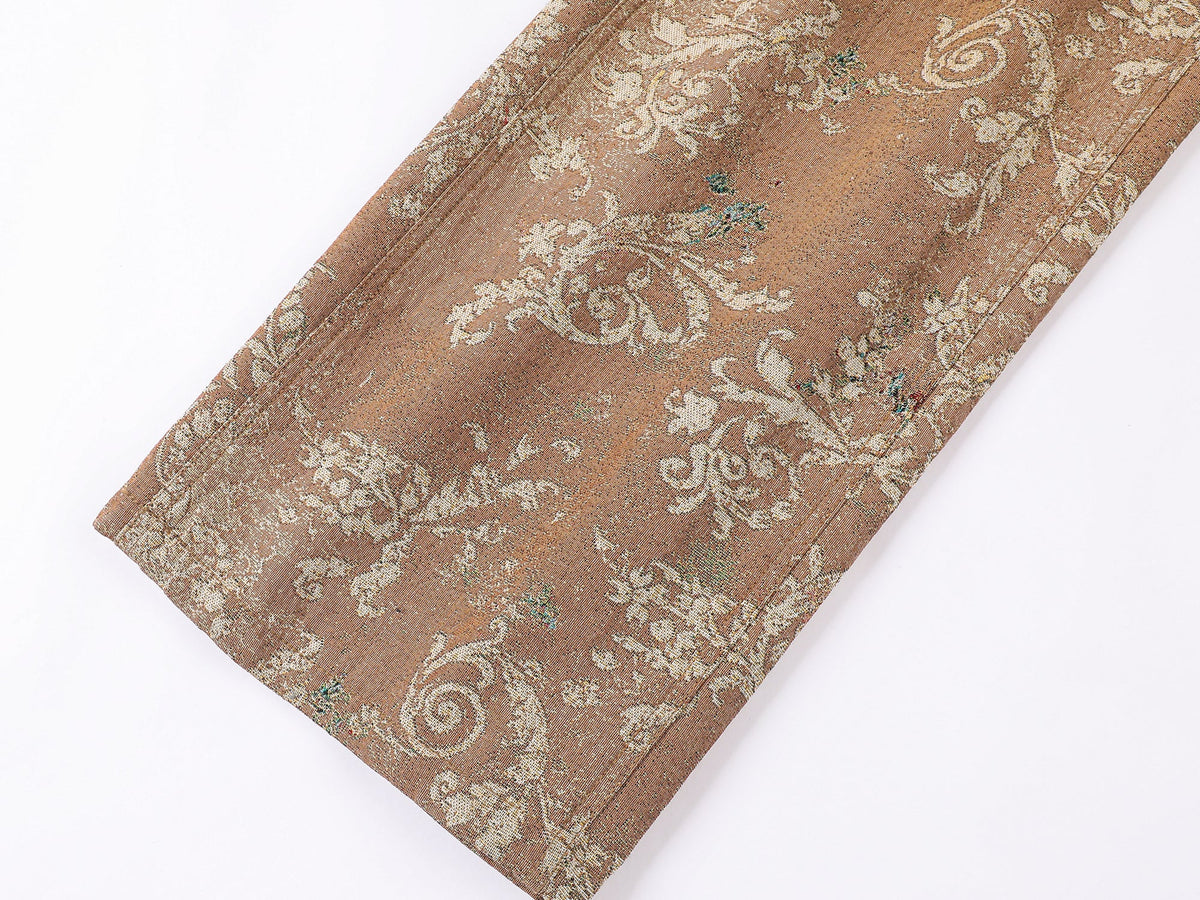 Vintage glamorous jacquard floral cargo pants