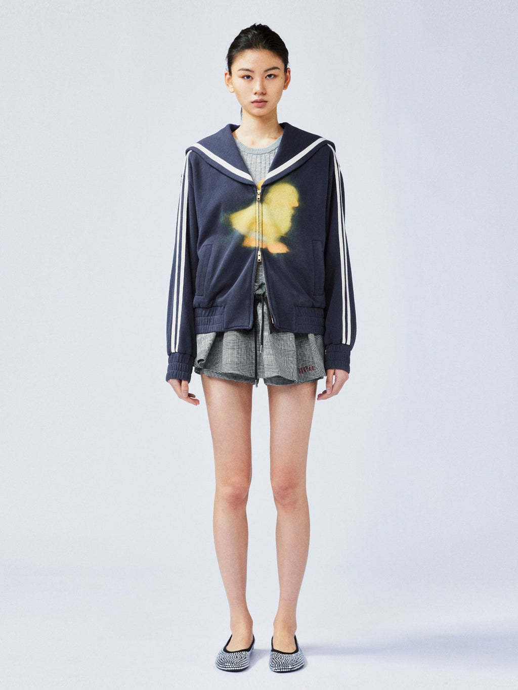 Introverted I-type personality duck pullover sweater
