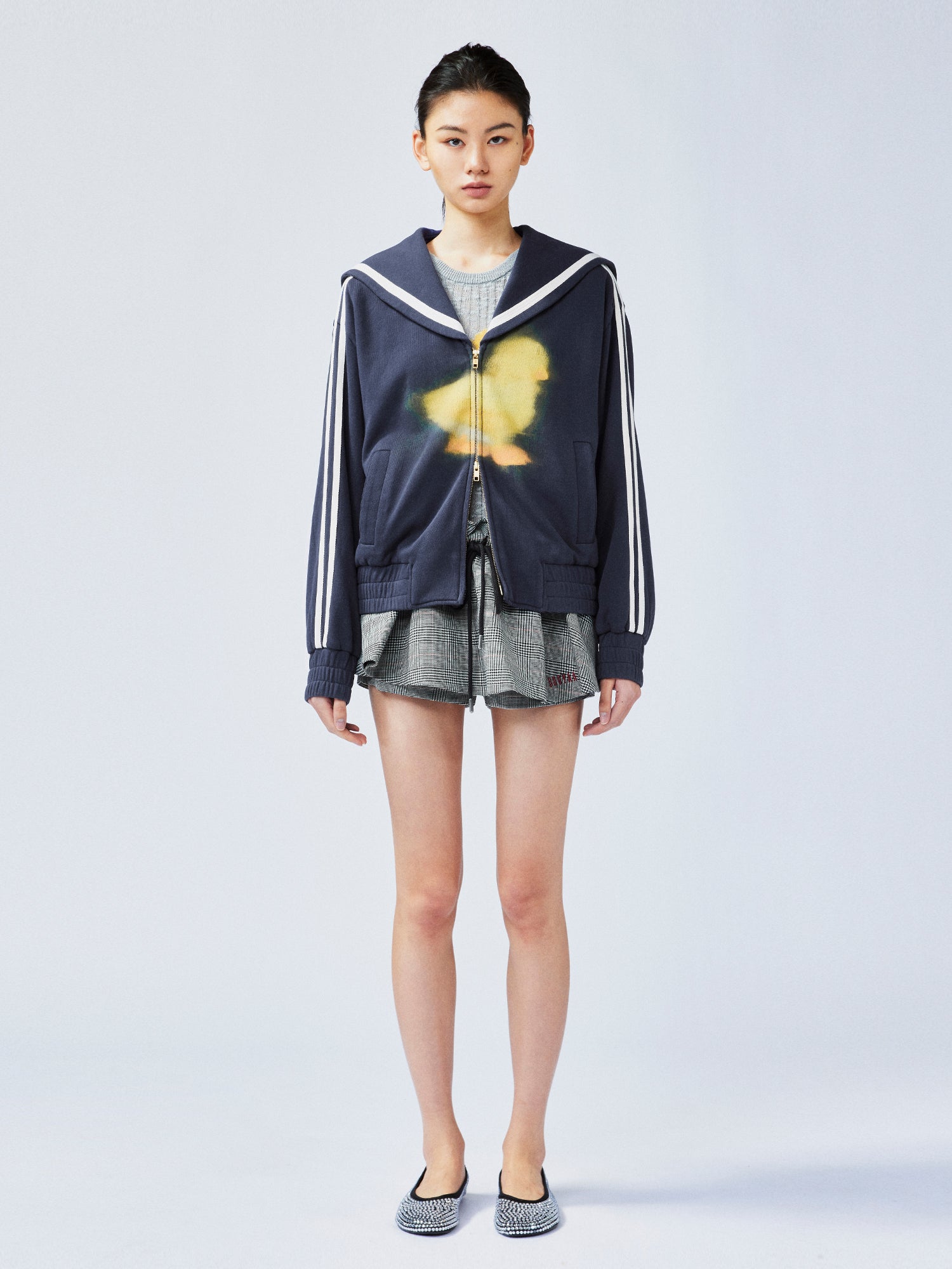 Introverted I-type personality duck pullover sweater