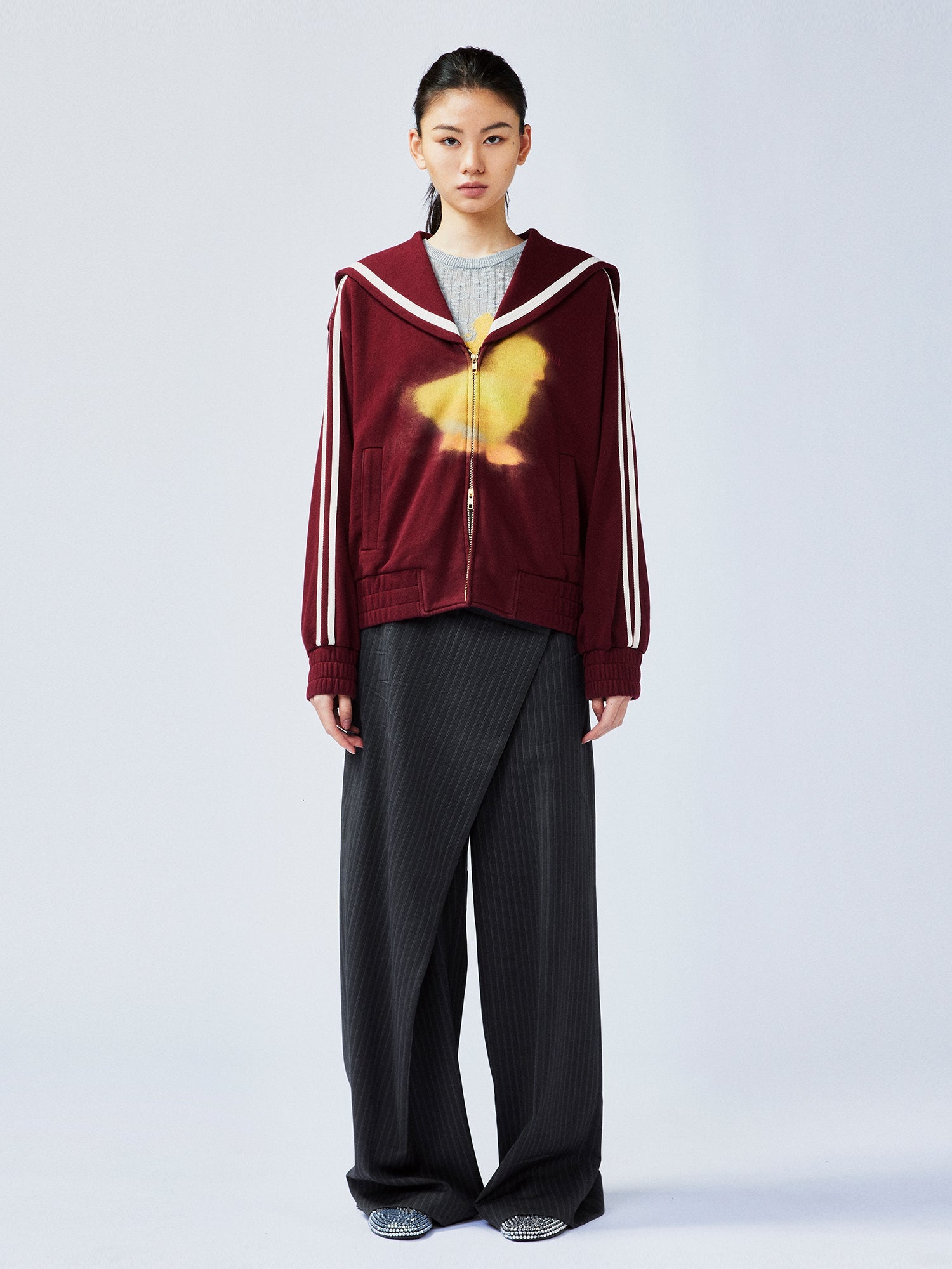 Introverted I-type personality duck pullover sweater