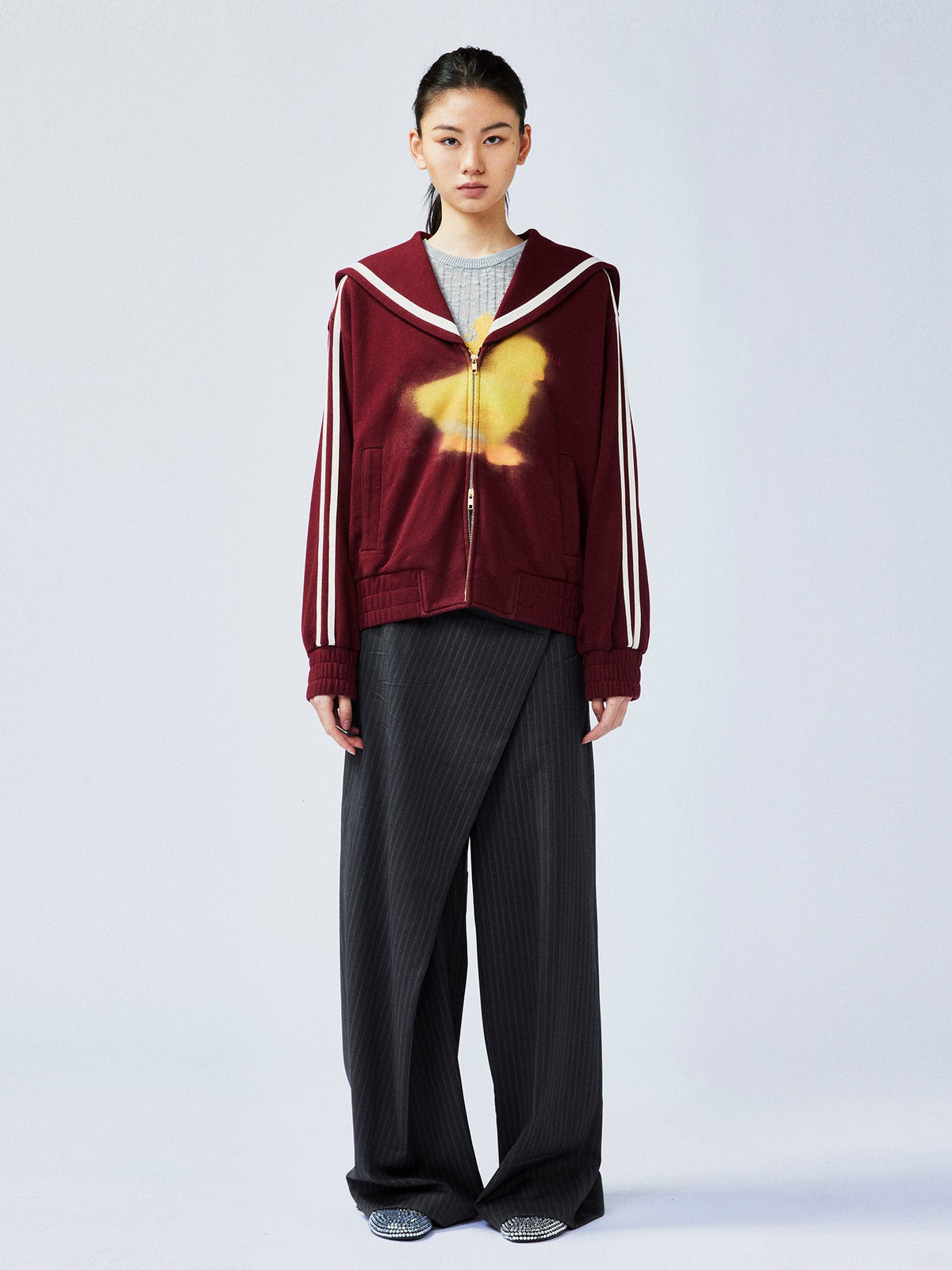 Introverted I-type personality duck pullover Jacket