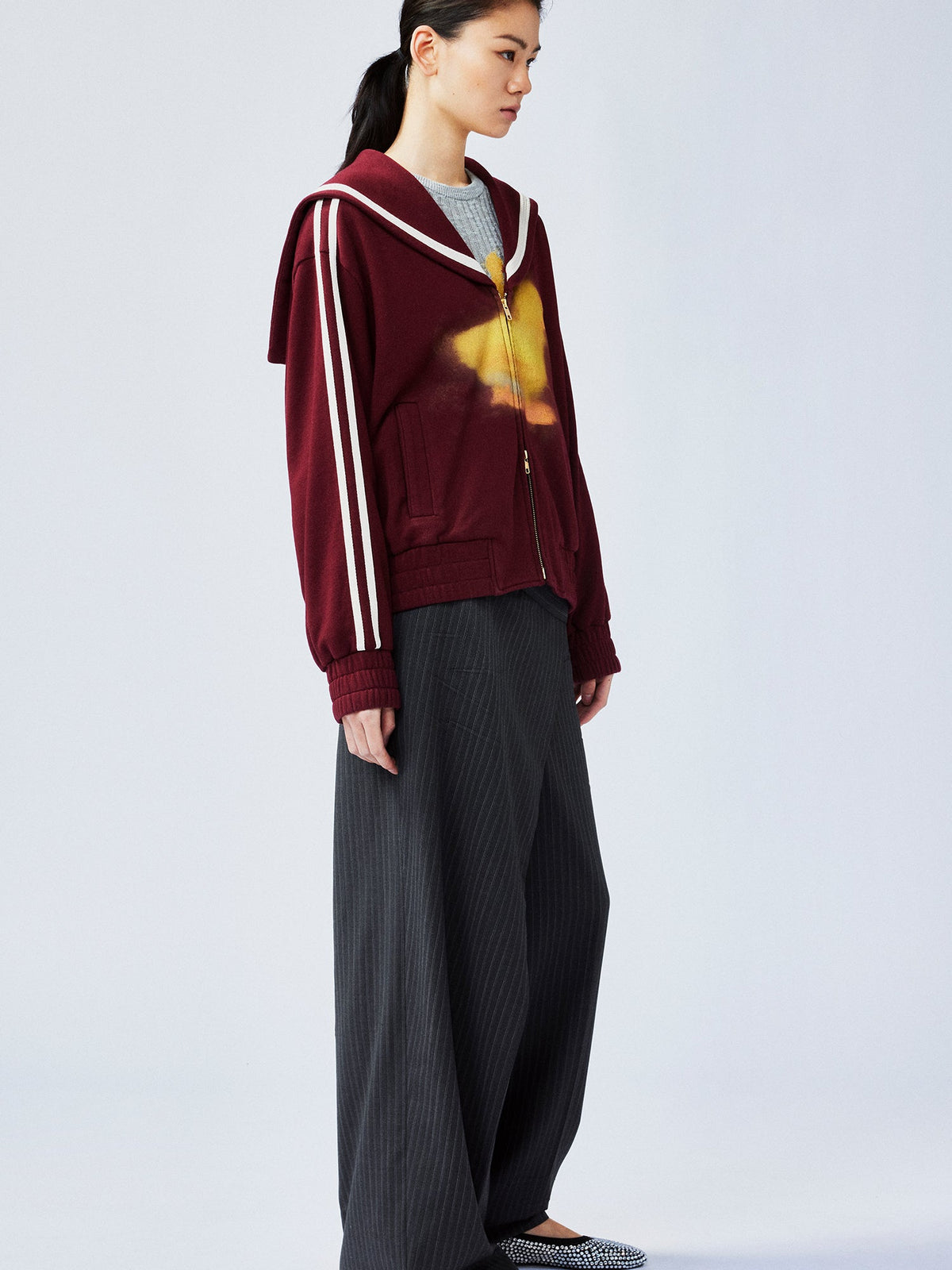Introverted I-type personality duck pullover Jacket