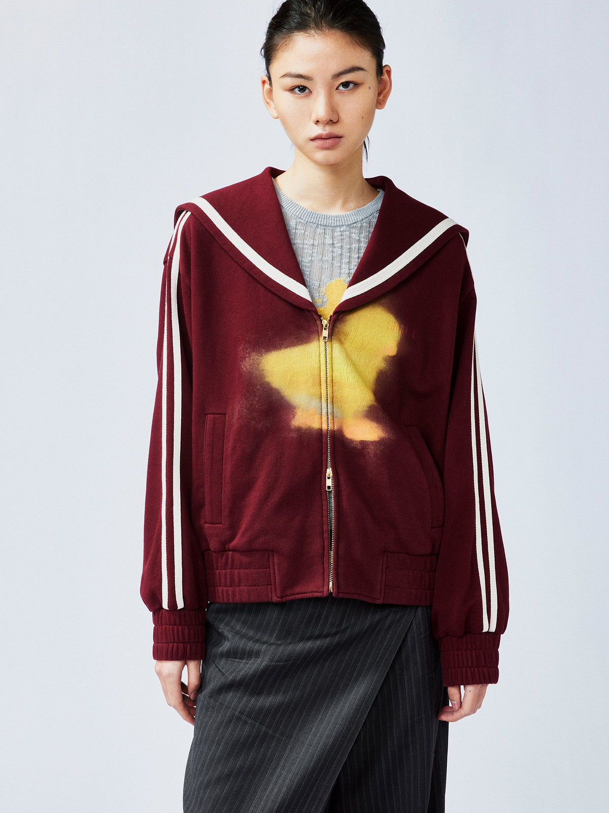 Introverted I-type personality duck pullover Jacket